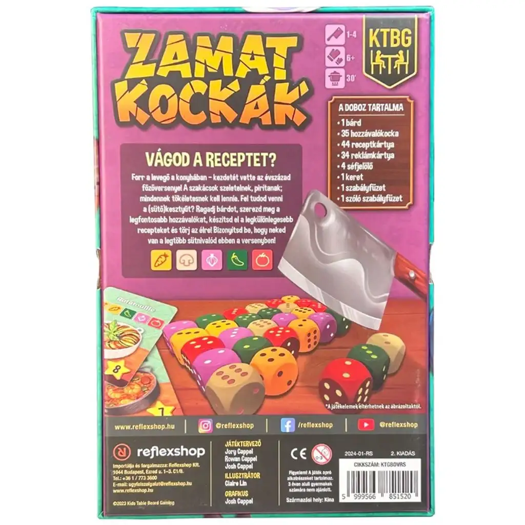 Zamatkockák társasjáték kép 3