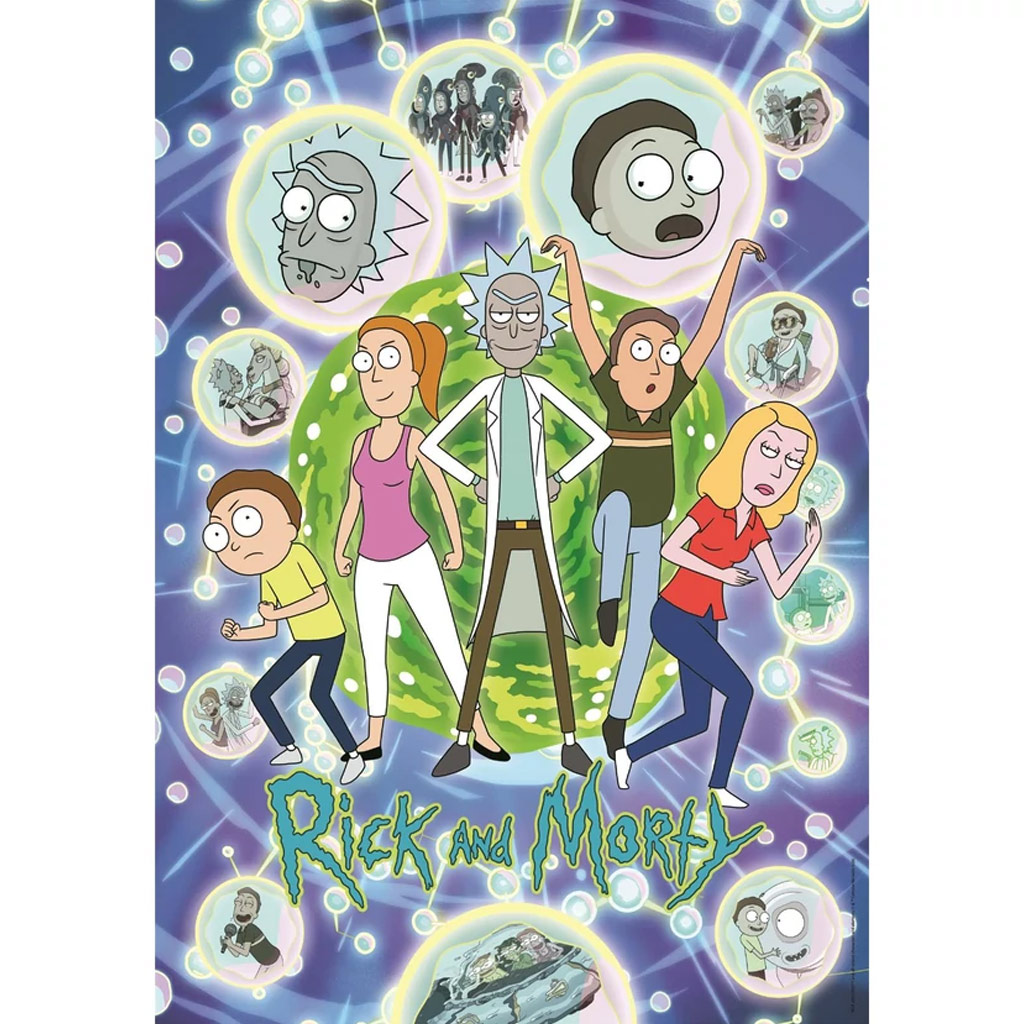 Rick és Morty 1000db-os puzzle - Clementoni kép 2