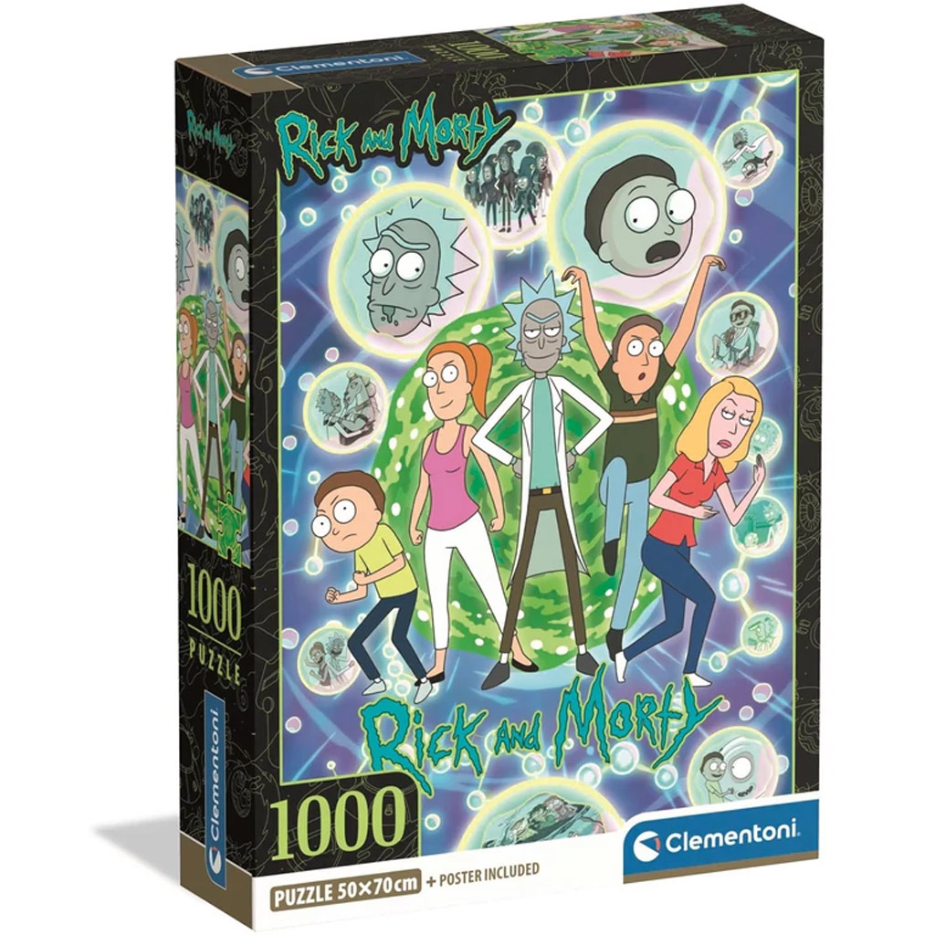 Rick és Morty 1000db-os puzzle - Clementoni kép 1