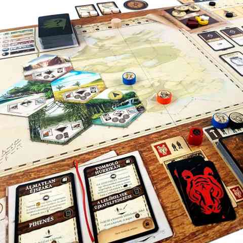 Robinson Crusoe: Kalandok az elátkozott szigeten társasjáték kép 3