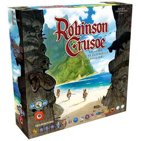 Robinson Crusoe: Kalandok az elátkozott szigeten társasjáték kép 1