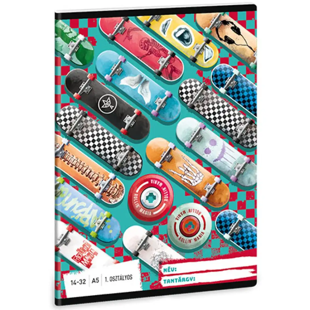 Ars Una: Rollin Mania 1.osztályos vonalas füzet A/5 14-32 kép 1