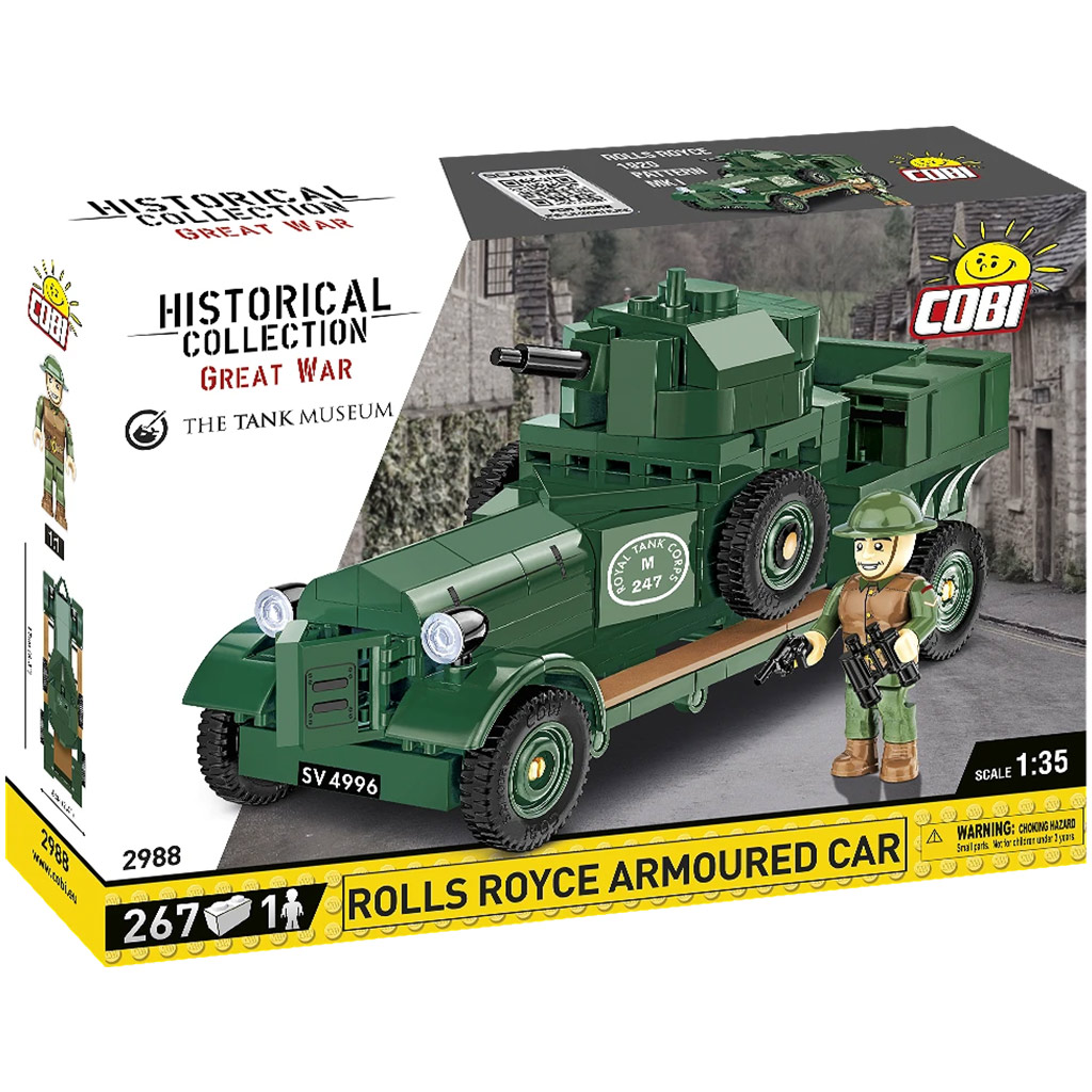 COBI: Rolls Royce páncélautó 1920 Pattern Mk I építőjáték (2988) kép 1