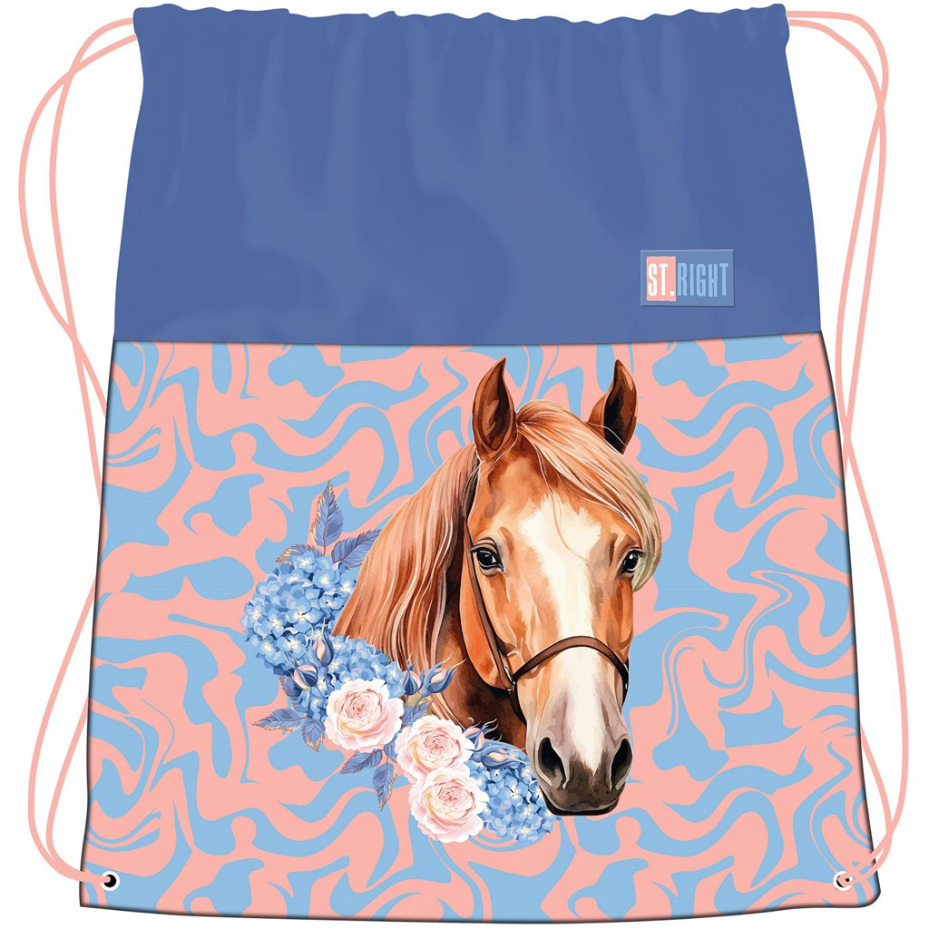 St.Right Romantic Horse lovas tornazsák, sportzsák 34x43cm kép 1