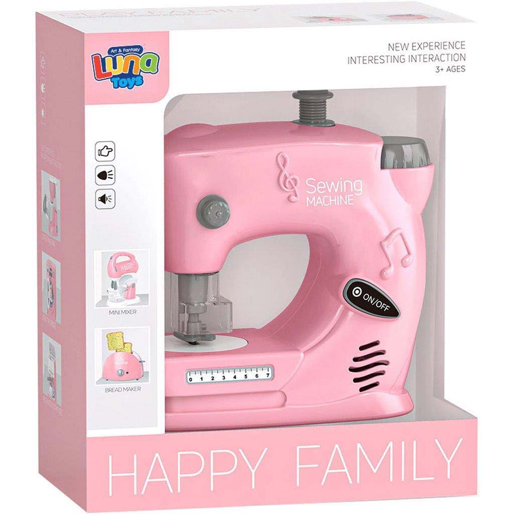 Luna: Happy Family Rózsaszín varrógép fénnyel és hanggal kép 1