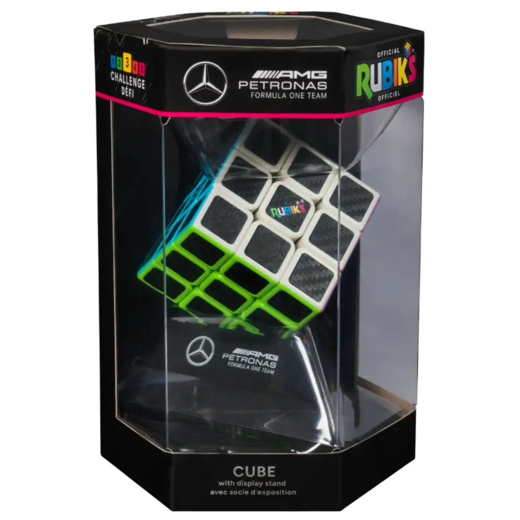 Rubik Mercedes AMG Petronas F1 karbon kocka 3x3 - Spin Master kép 1