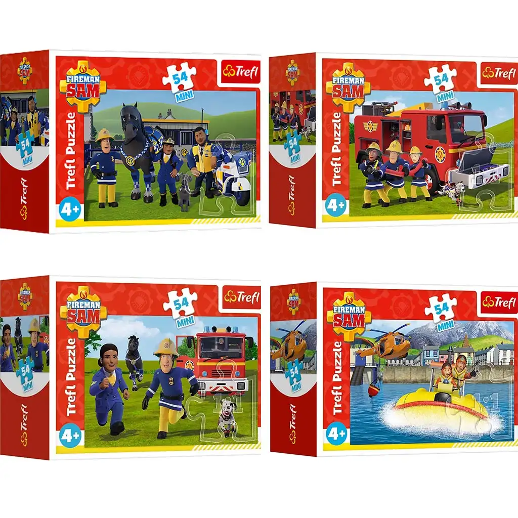 Sam a tűzoltó készenlétben 54db-os mini puzzle több változatban - Trefl kép 1