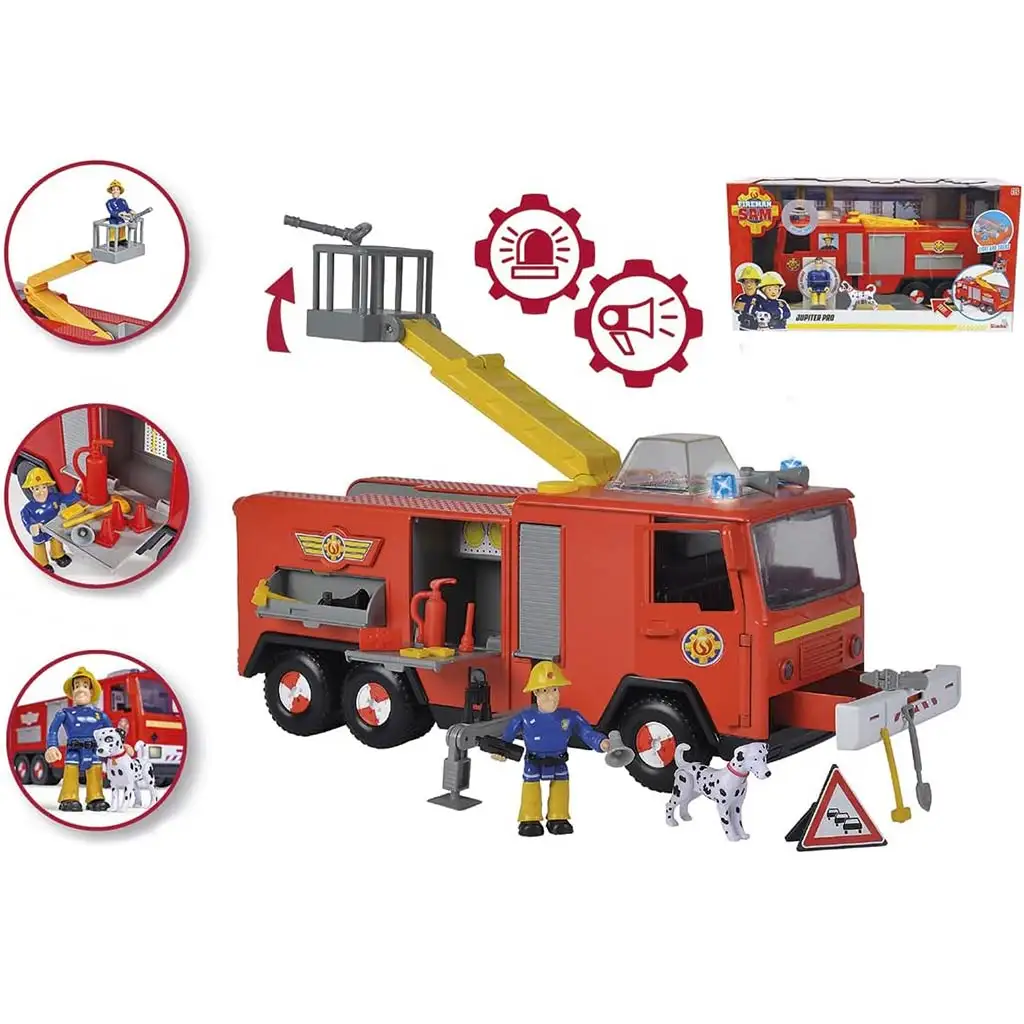 Sam a tűzoltó: Jupiter szett figurával - Simba Toys kép 2