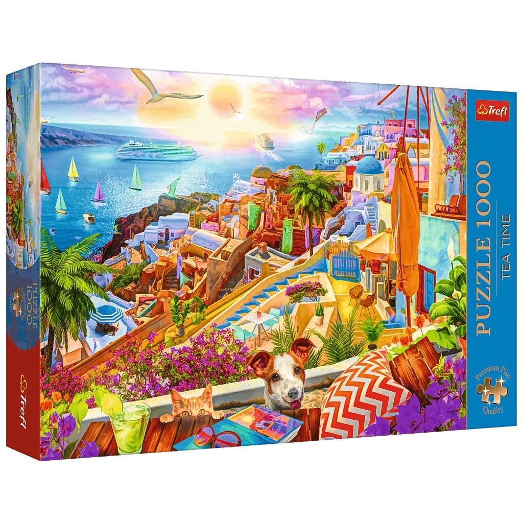 Santorini hangulata 1000db-os Prémium plus quality puzzle - Trefl kép 1