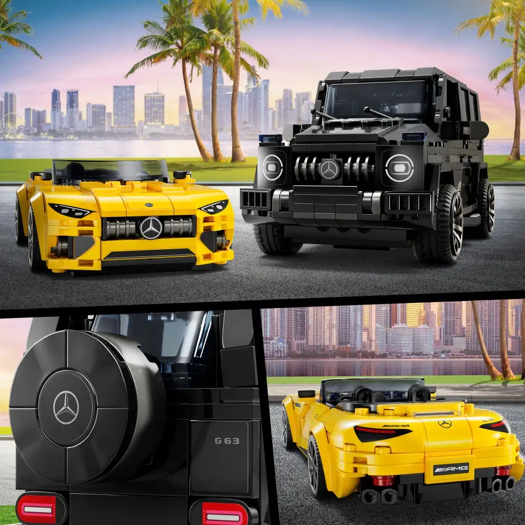 LEGO® Speed Champions: Mercedes-AMG G 63 és Mercedes-AMG SL 63 (76924) kép 8