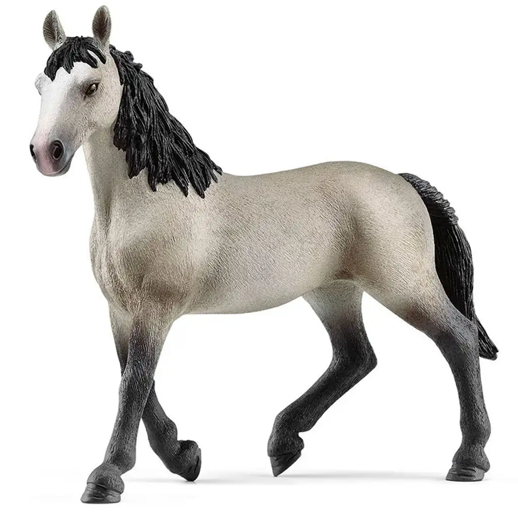 Schleich: Cseval de Selle francais hátasló kanca ló figura (13955) kép 1