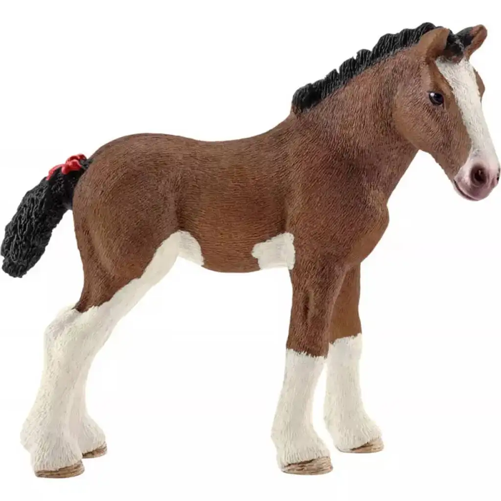 Schleich: Clydesdale csikó figura (13810) kép 1