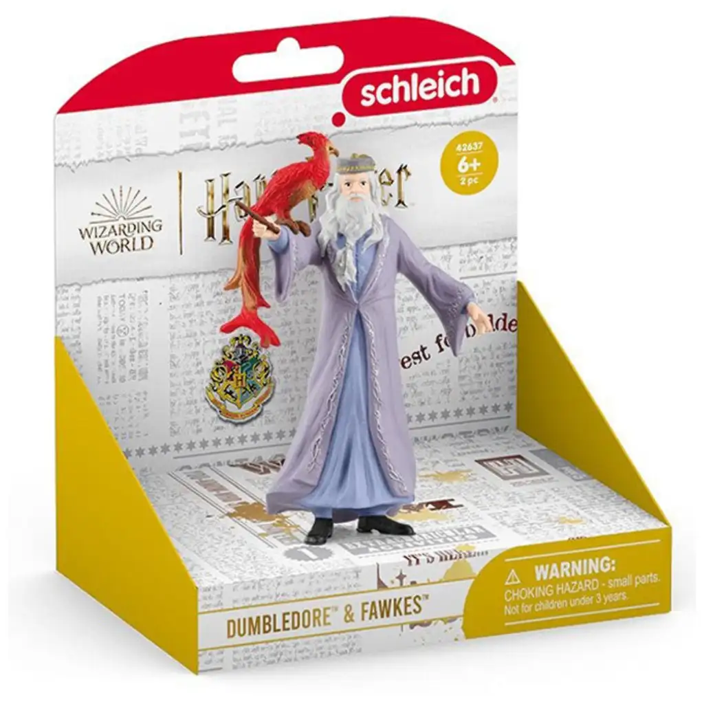 Schleich: Harry Potter Dumbledore és Fawkes figura szett (42637) kép 1