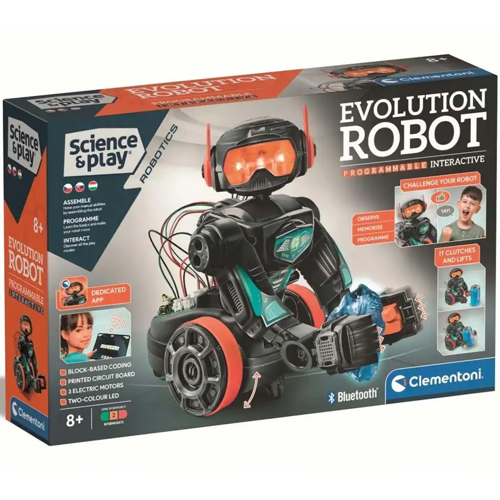 Science & Play: Evolution robot - Programozható játékrobot - Clementoni kép 1