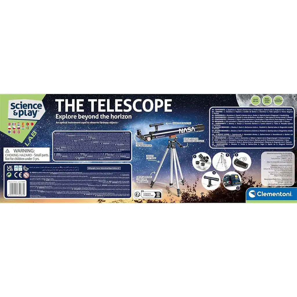 Science & Play: NASA csillagászati távcső - Clementoni kép 2
