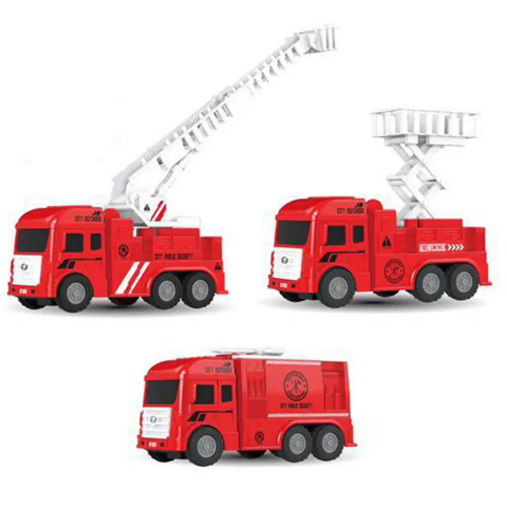 Service Team: Tűzoltó jármű 15cm háromféle változatban kép 1
