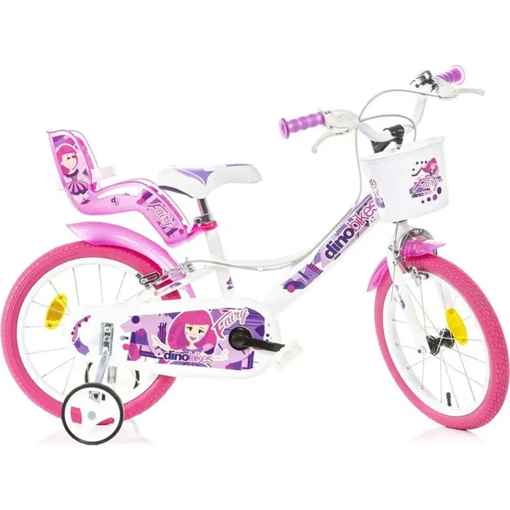 Sfera Fairy fehér bicikli 16-os méretben - Dino Bikes kerékpár kép 1