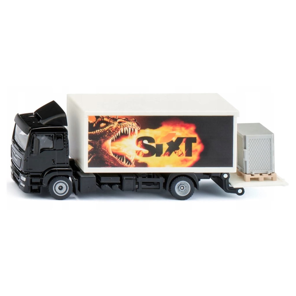 SIKU MAN LKW SIXT teherautó hátsó emelővel 1/50 kép 1