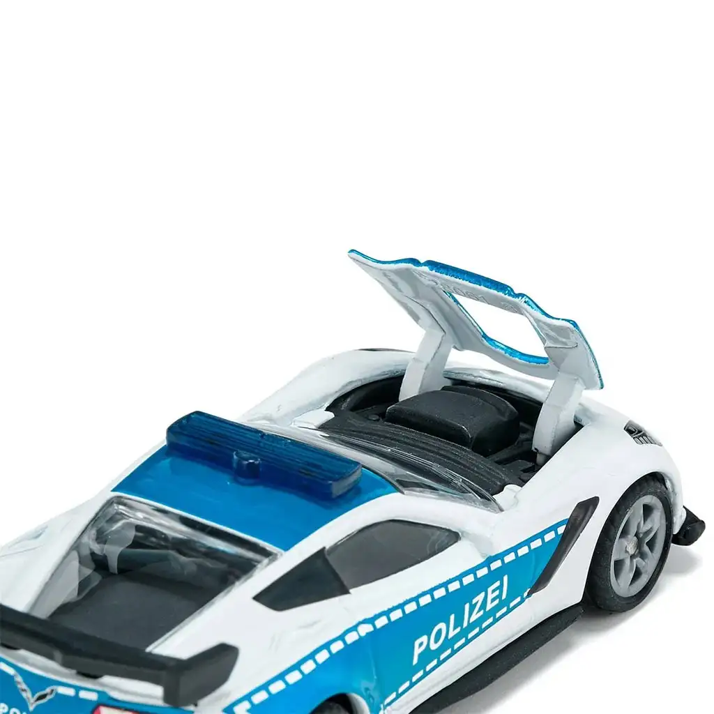 SIKU Chevrolet Corvette ZR1 rendőr kisautó 1/64 kép 3