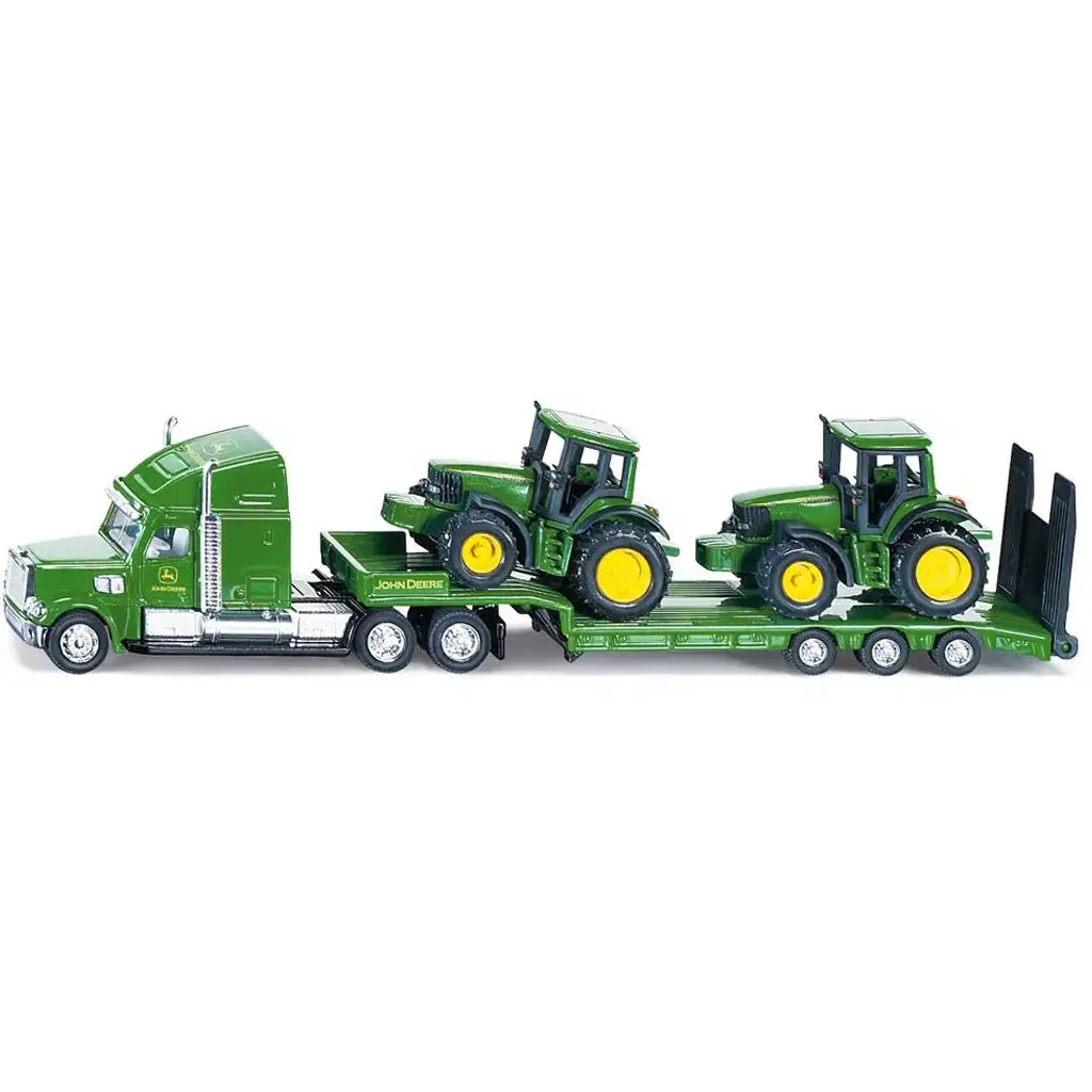 SIKU Kamion John Deere traktorokkal játékszett 1/87 kép 1