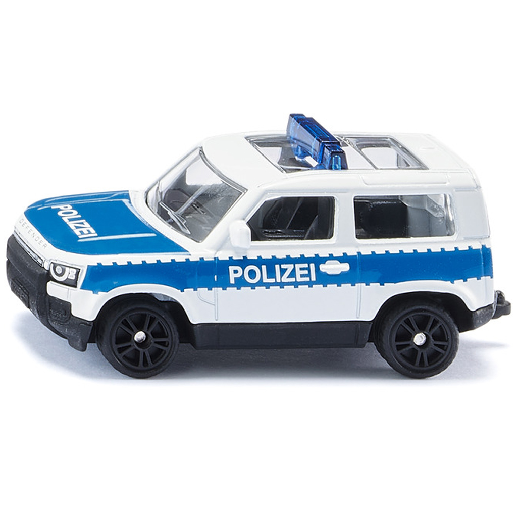 SIKU Land Rover Defender Polizei terepjáró kisautó 1/55 kép 1