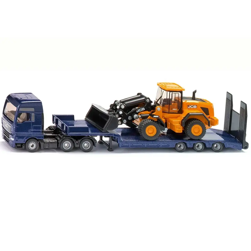 SIKU MAN teherautó JCB traktorral 1/87 kép 1