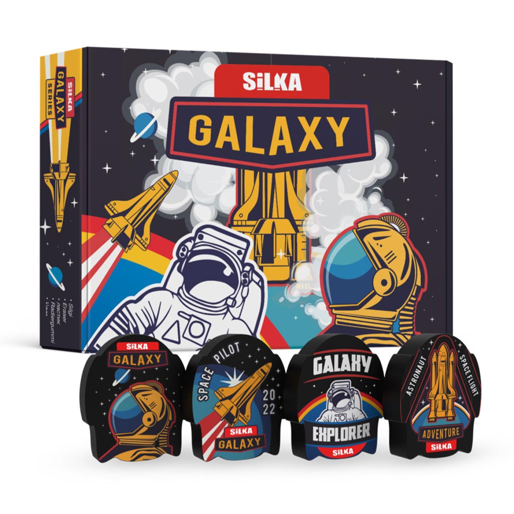 Nebulo: Silka radír - galaxis mintás 1db kép 1