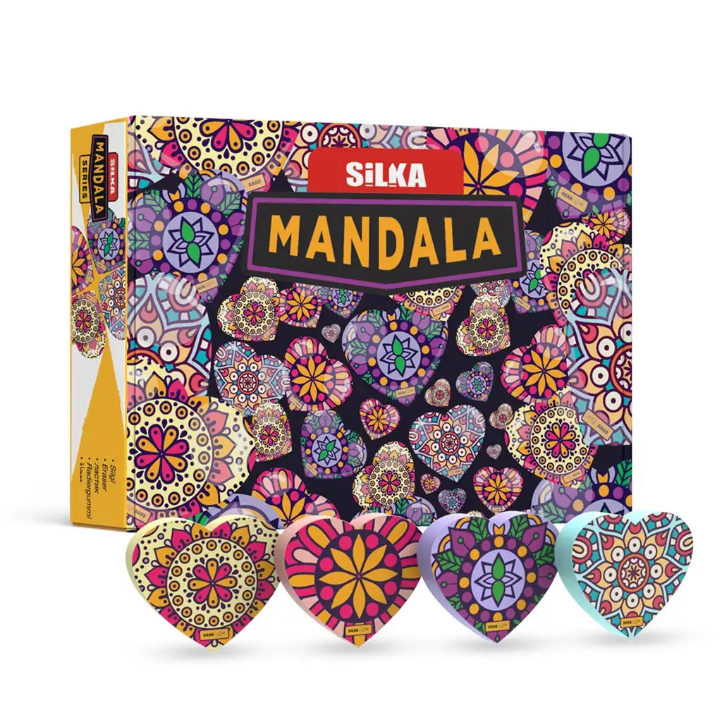 Nebulo: Silka radír - mandala mintás 1db kép 1