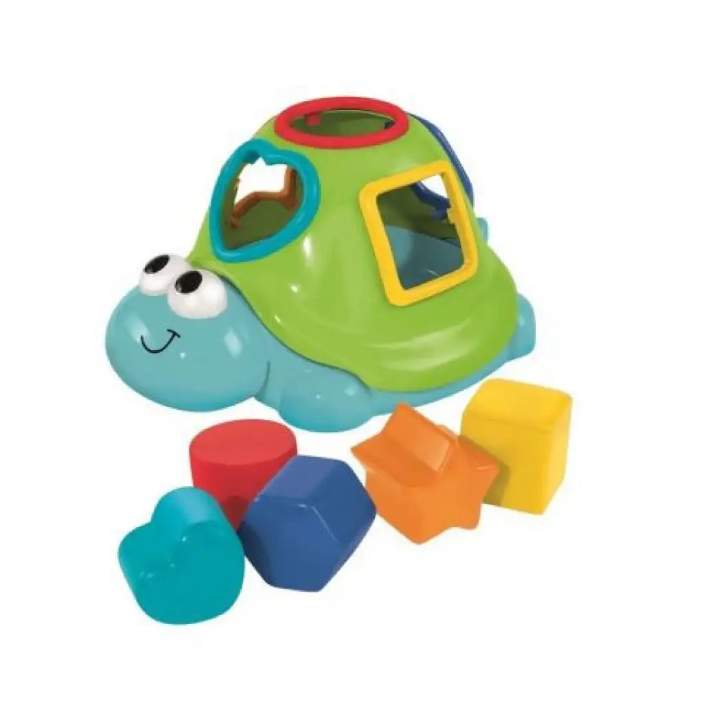 ABC úszó teknősbéka formaválogatós kockákkal - Simba Toys kép 2