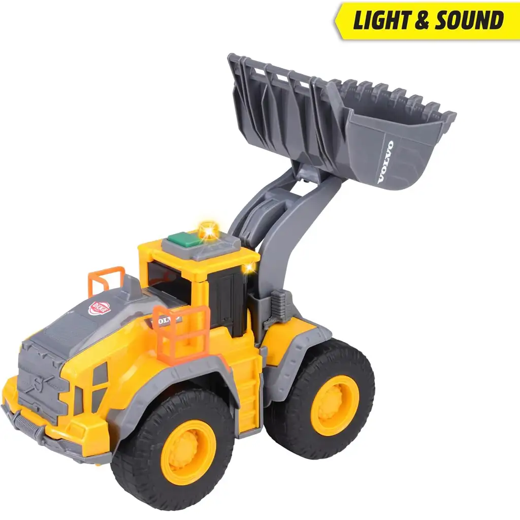 Volvo homlokrakodó fény és hang effektekkel 23cm - Dickie Toys kép 4