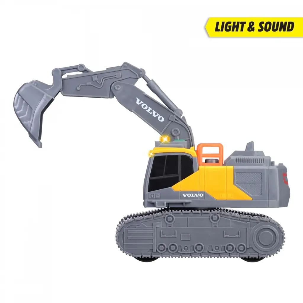 Volvo kotrógép fény és hang effektekkel 23cm - Dickie Toys kép 4
