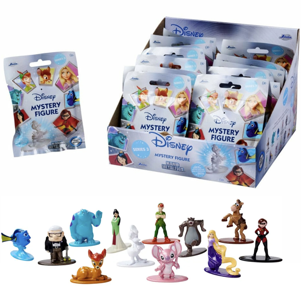 Disney meglepetés nano metálfigurák 1db 3. széria - Jada Toys kép 1