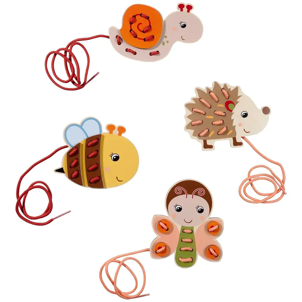 Eichhorn: Állatos fűzős fajáték - Simba Toys kép 2