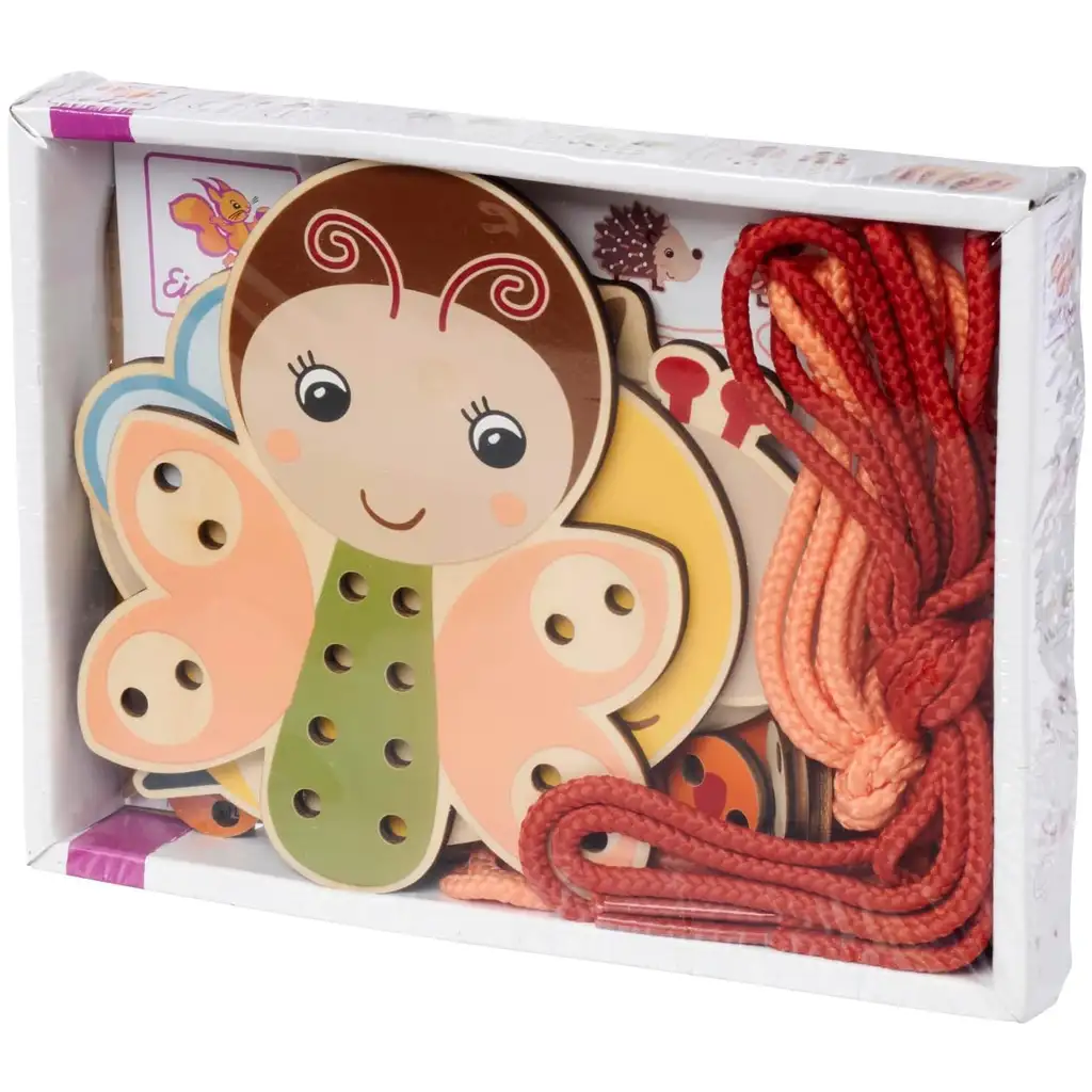 Eichhorn: Állatos fűzős fajáték - Simba Toys kép 1