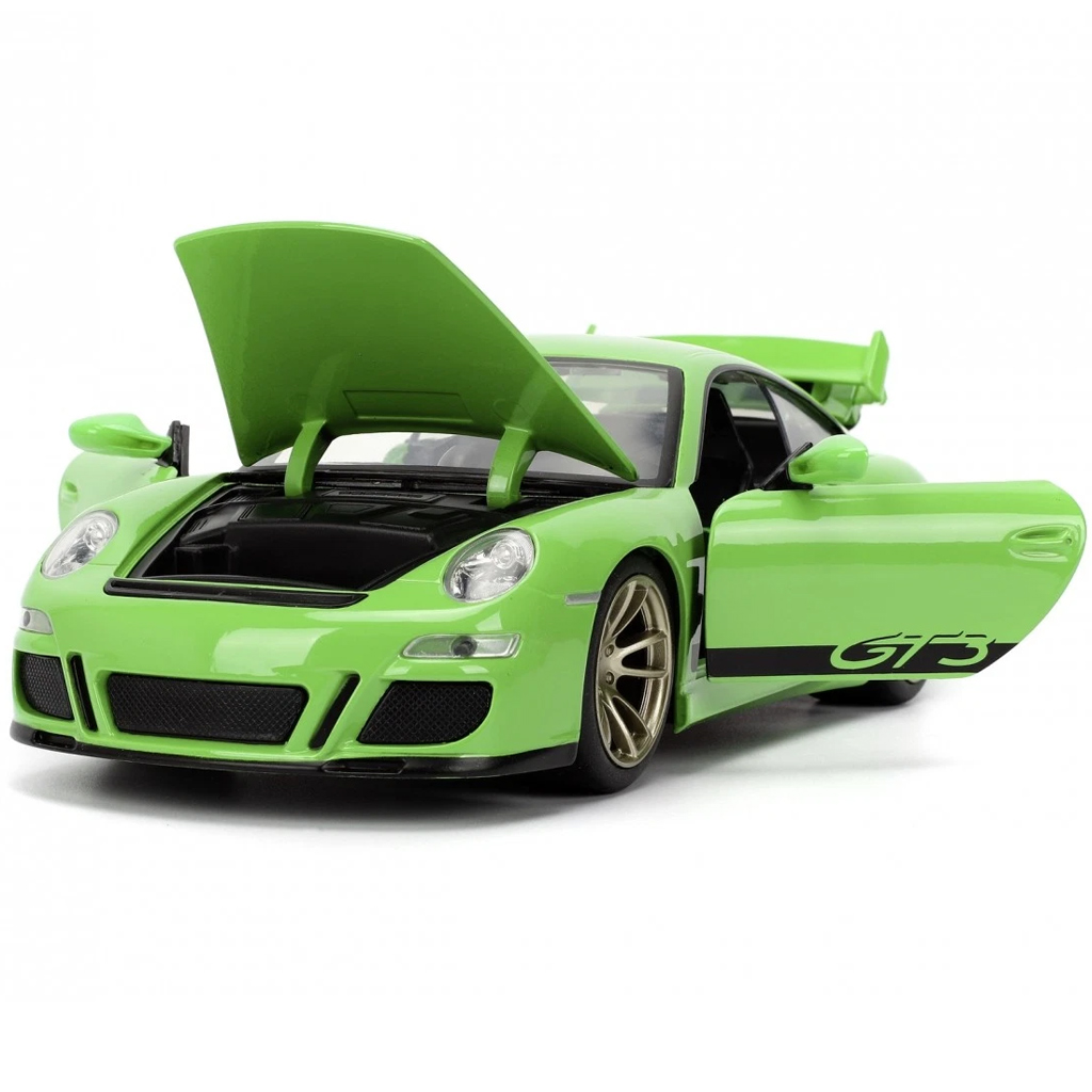 Halálos iramban: 2007 Porsche 911 GT3 fém autómodell 1/24 - Jada Toys kép 3