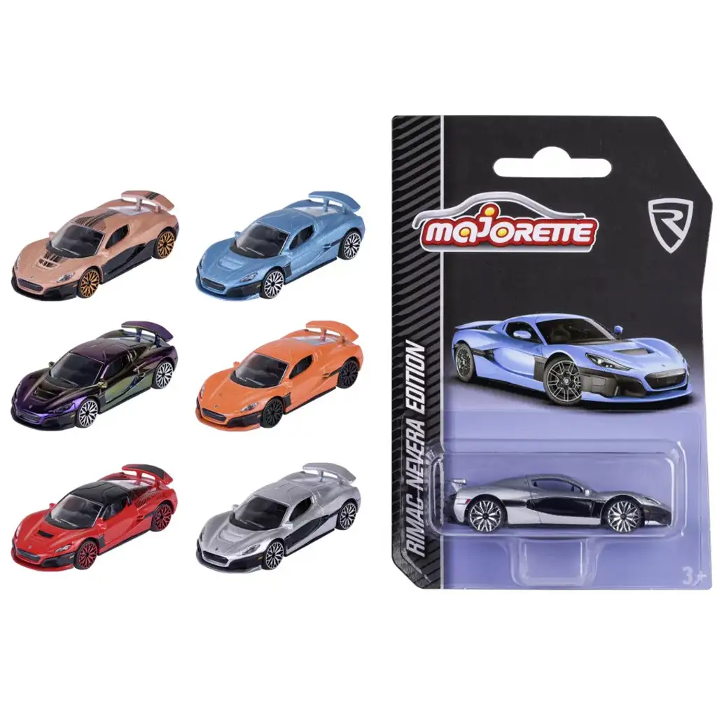 Majorette: Rimac Nevera Edition fém autómodellek többféle változatban 1/64 1db kép 1