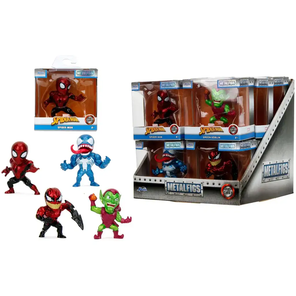 Marvel: Pókember Metalfigs 4 cm-es fém figura 1db - Simba Toys kép 1