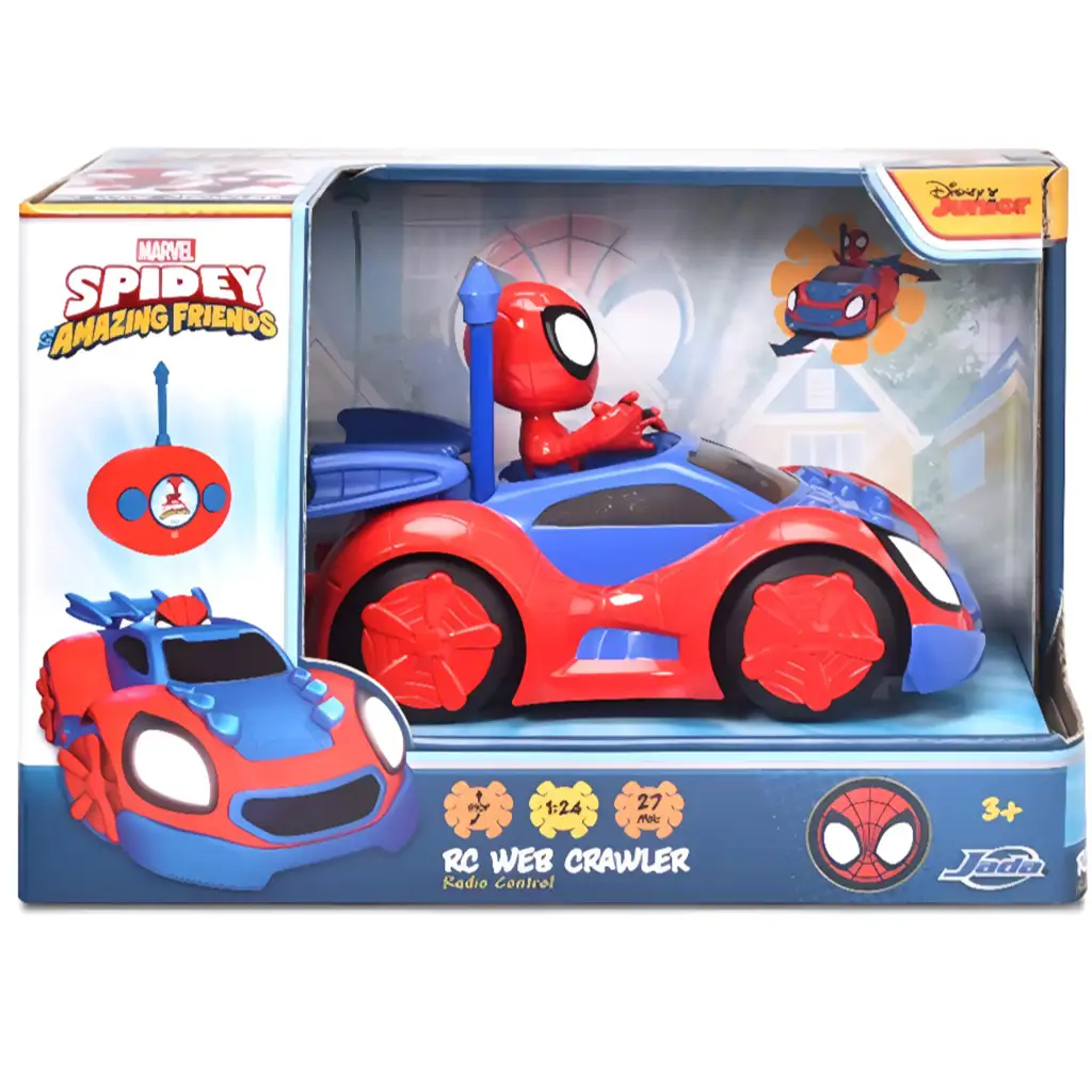 RC Pókember távirányítós autója 17cm - Jada Toys kép 1