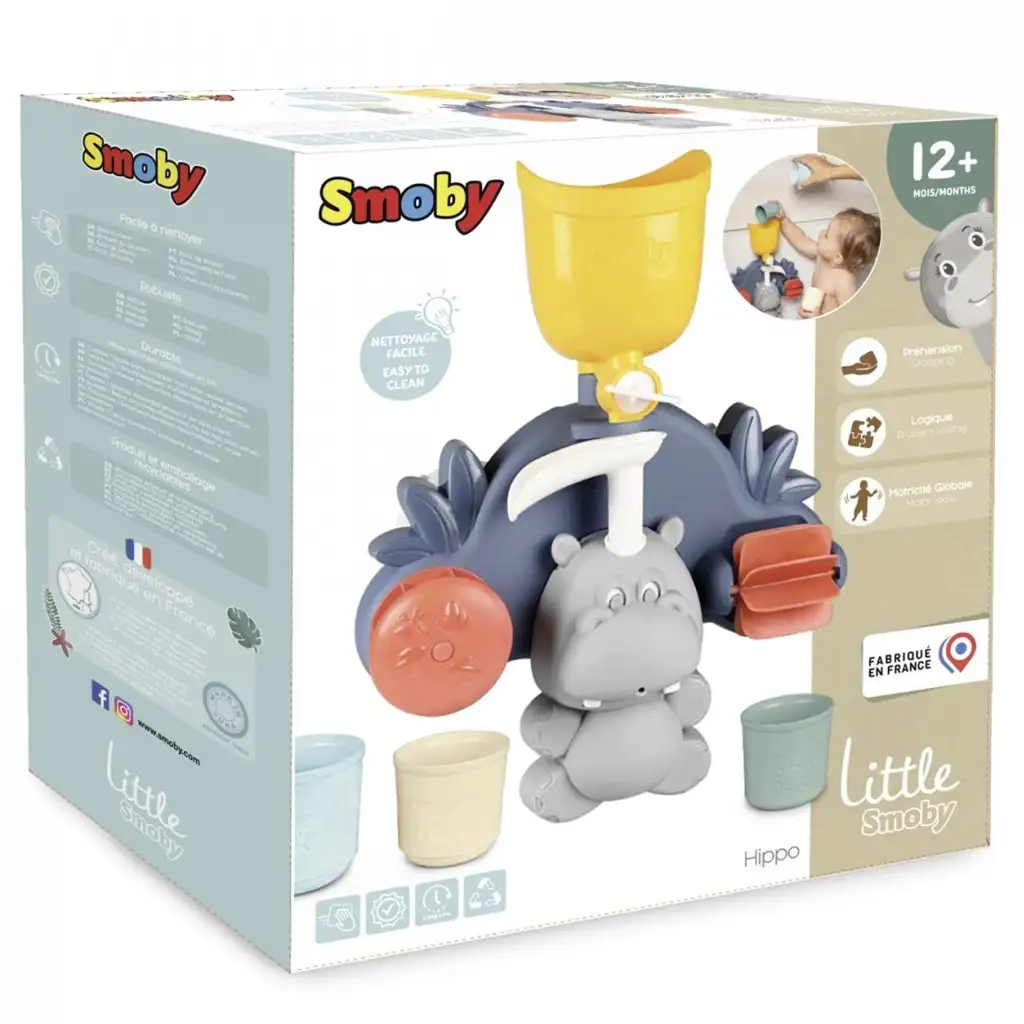 Little Smoby: Kis víziló fürdőjáték - Simba Toys kép 1