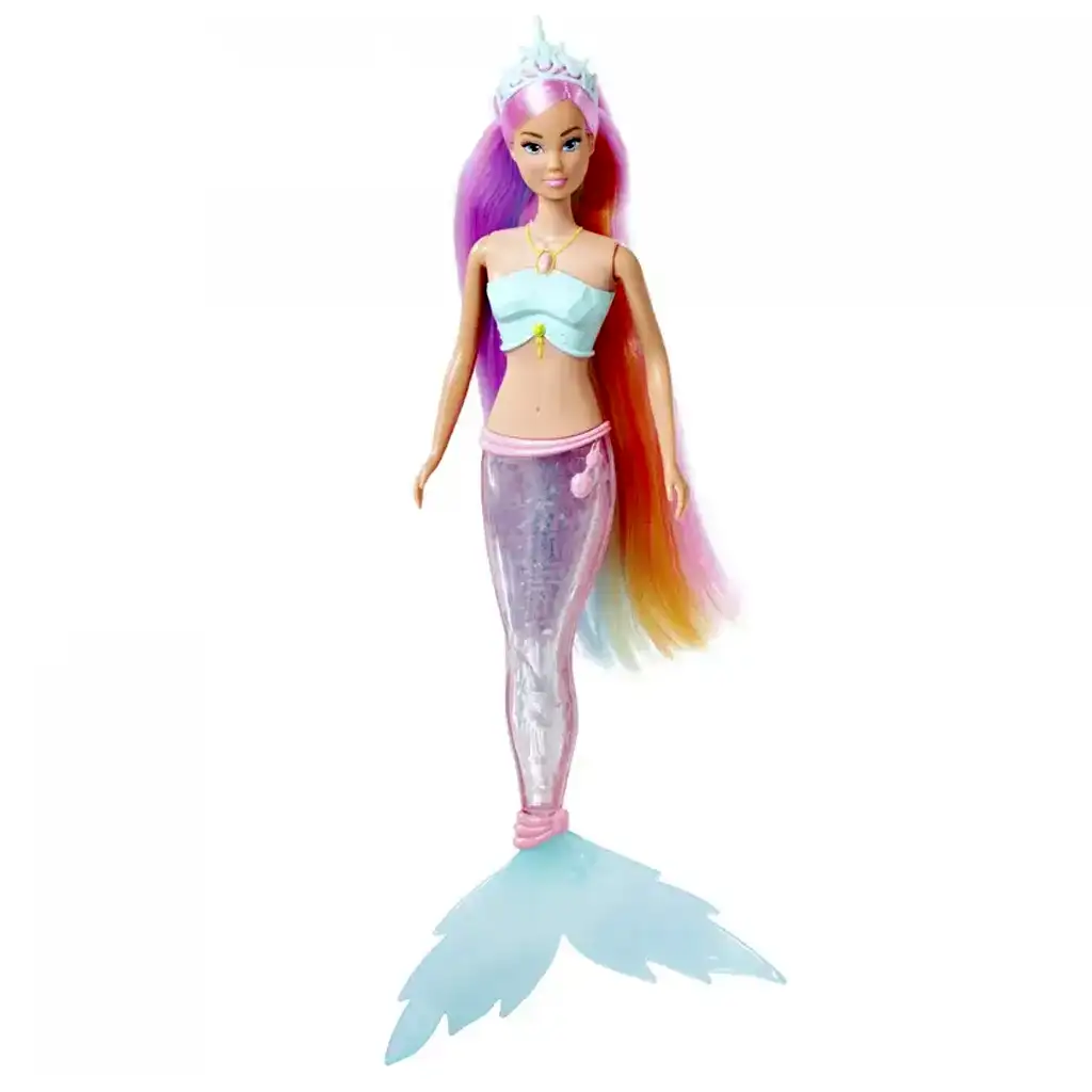 Steffi Love: Steffi mágikus szivárvány sellőbaba világító uszonnyal - Simba Toys kép 3