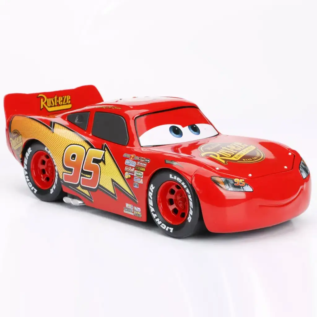Verdák: Villám McQeen fém autó nyitható motorháztetővel 1/24 méretarányban - Simba Toys kép 5