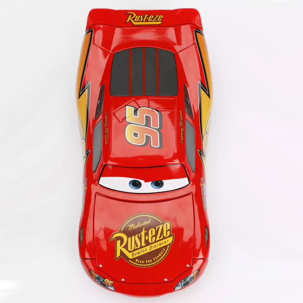 Verdák: Villám McQeen fém autó nyitható motorháztetővel 1/24 méretarányban - Simba Toys kép 6