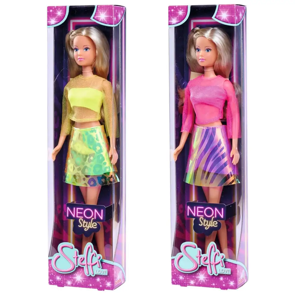 Steffi Love: Steffi Neon Style baba kétféle változatban 1db - Simba Toys kép 1