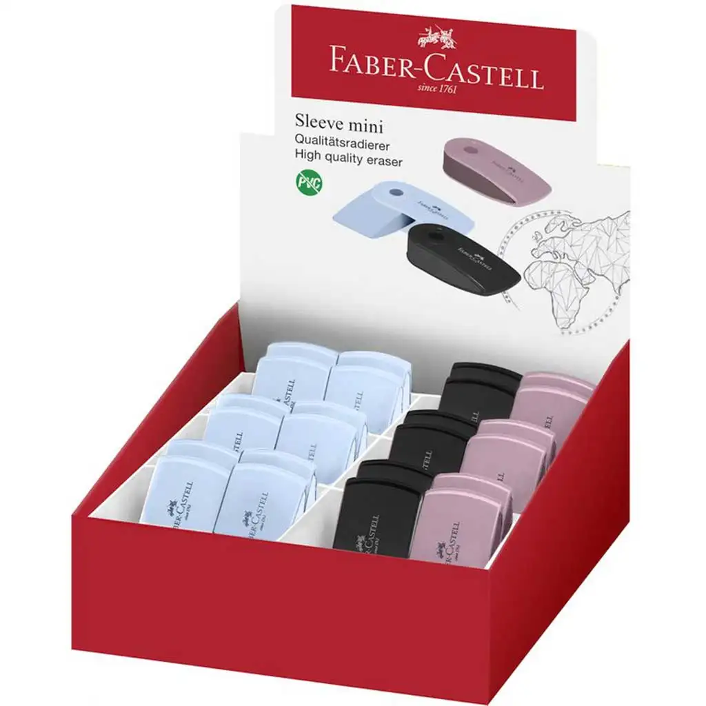 Faber-Castell: Sleeve mini radír harmónia színekben 1db kép 1