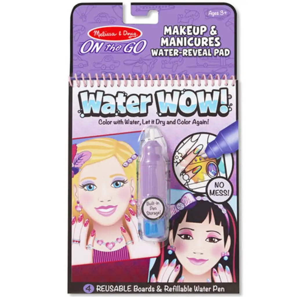 Smink és manikűr rajzolás vízzel kreatív játék - Melissa & Doug kép 1