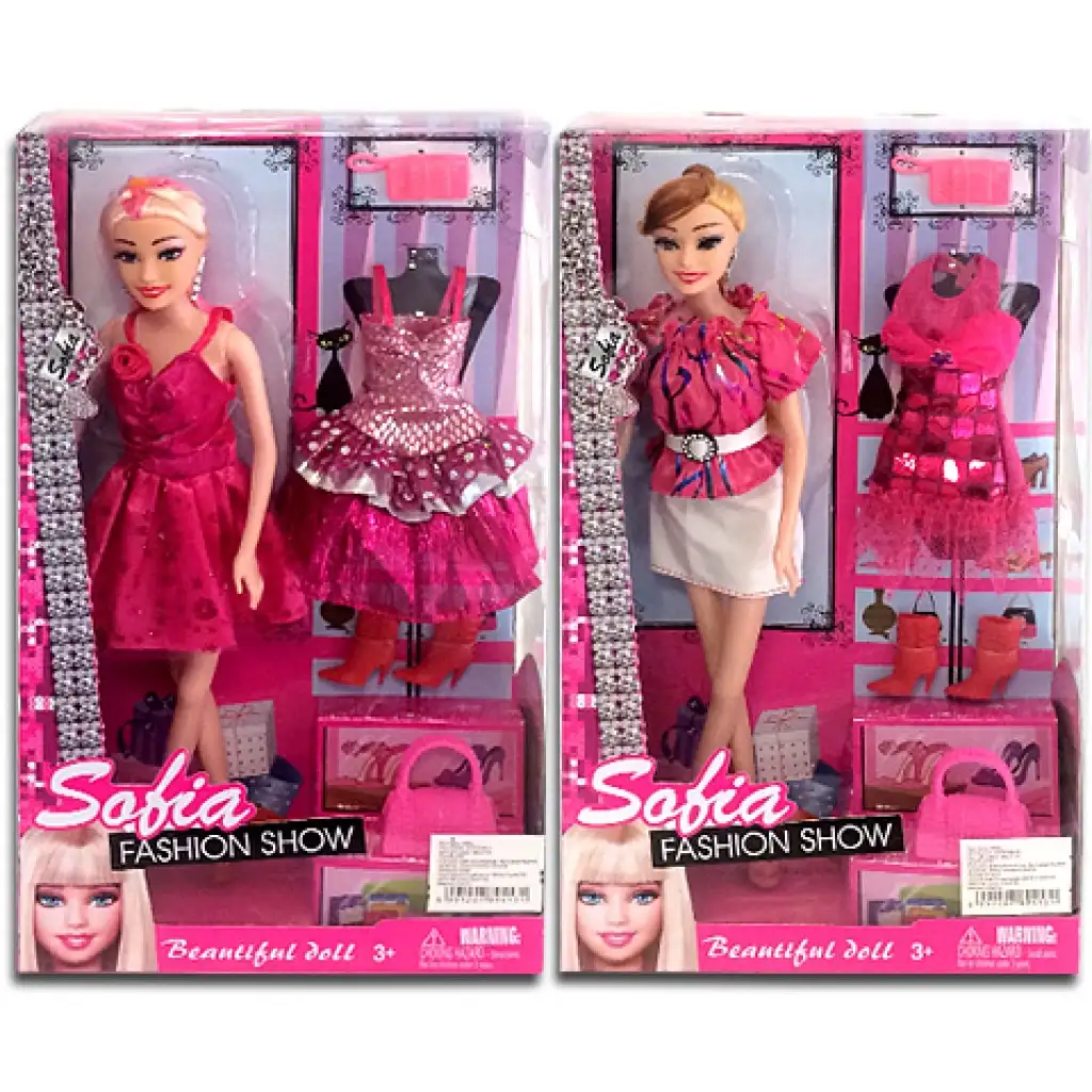 Sofia Fashion Show baba extra ruhával és kiegészítőkkel 2 változatban kép 1