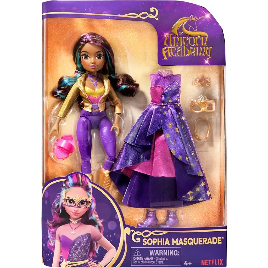 Unikornis Akadémia: Sophia Masquerade figura - Spin Master kép 1