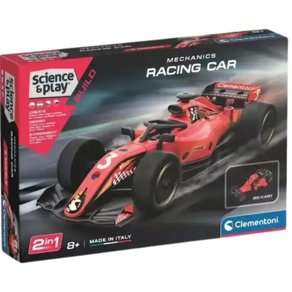 Science & Play: Mechanikai műhely - Formula 1 versenyautó - Clementoni kép 1