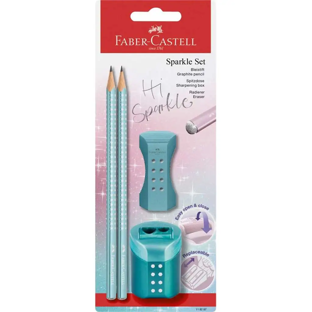 Faber-Castell: Sparkle írószer szett óceánkék kép 1