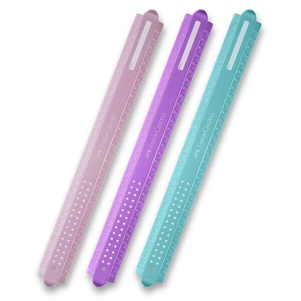 Faber-Castell: Sparkle flexibilis vonalzó 30cm-es többféle színben kép 1